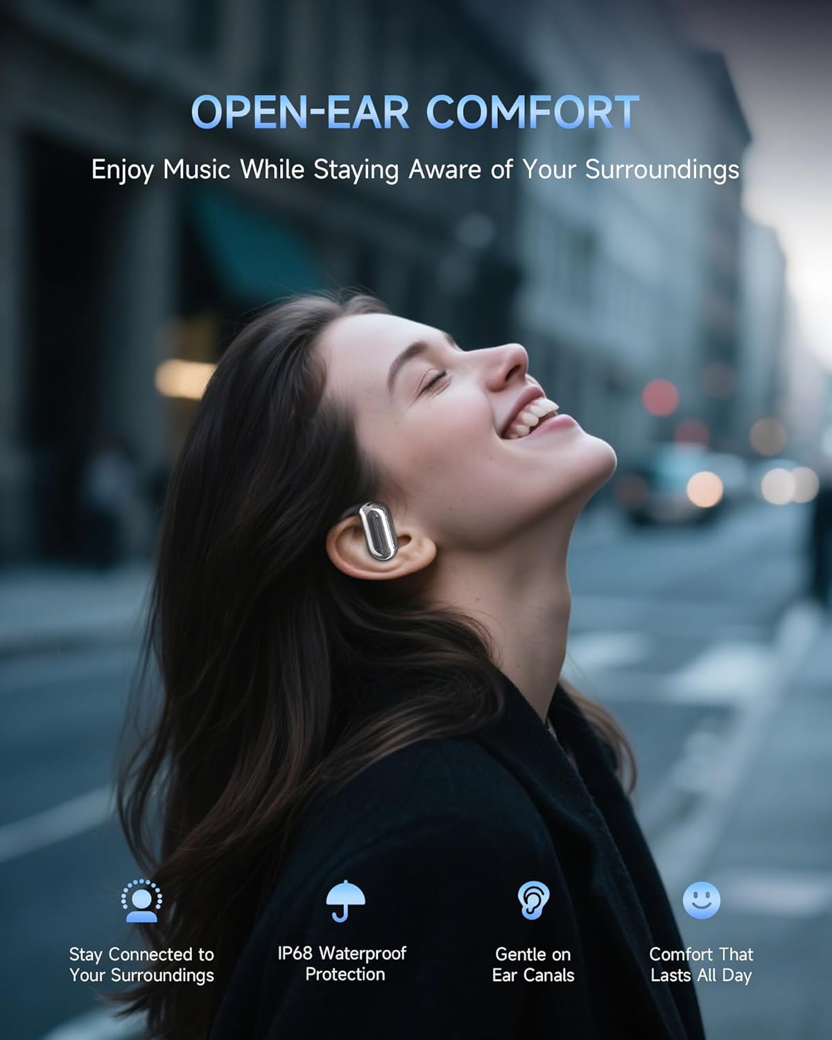 Faxoimu AI Translation Earbuds Real Time, 3-in-1 Translator Earbuds, 80H Playtime Translating Device, 144 Language Translator Earbuds for iPhone and Android, for Travel/Business/Meeting/Learning - Image 4