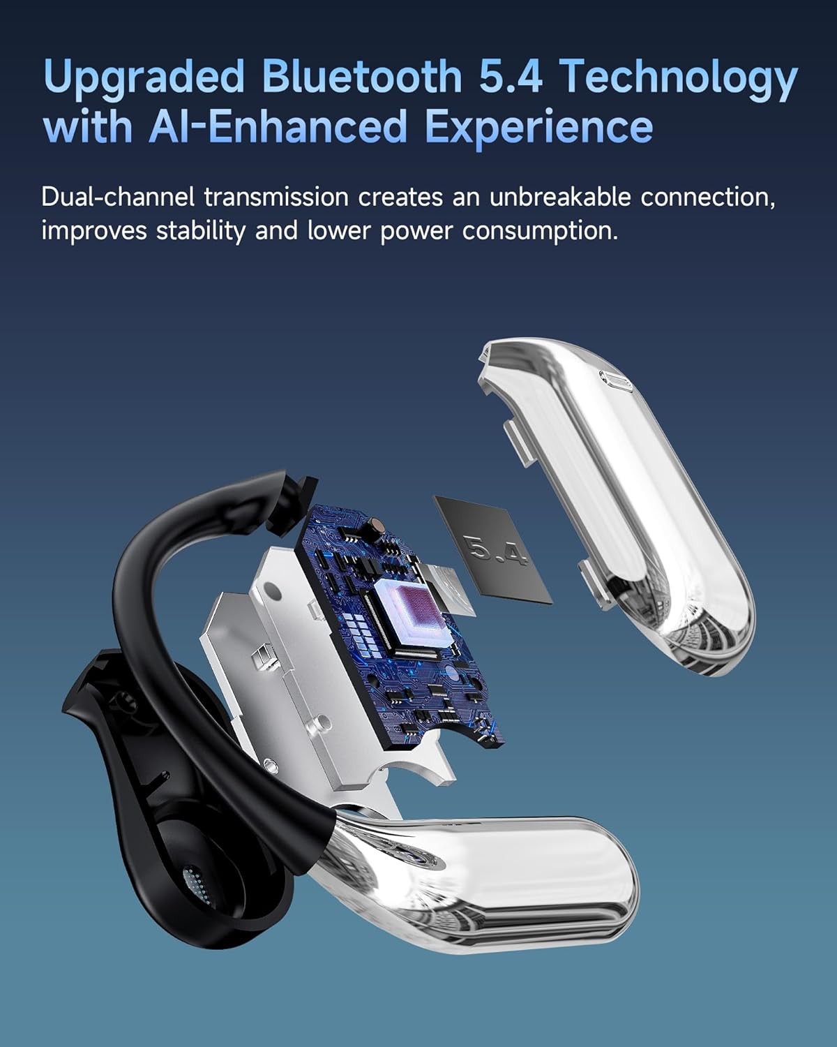 Faxoimu AI Translation Earbuds Real Time, 3-in-1 Translator Earbuds, 80H Playtime Translating Device, 144 Language Translator Earbuds for iPhone and Android, for Travel/Business/Meeting/Learning - Image 2