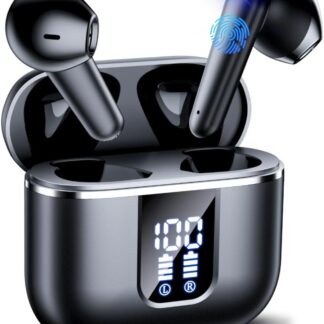 Faxoimu Translation Earbuds Real Time for Any Languages Bluetooth 5.3 Bass Stereo Sound 42H Play Time and IPX7 for Travel Business